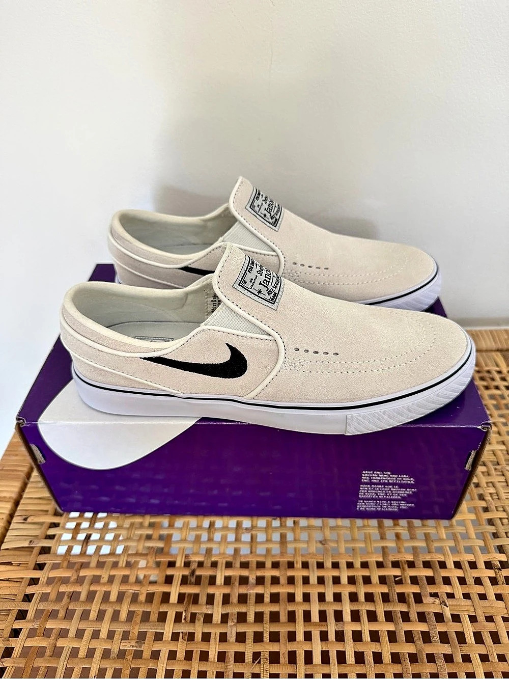 Nike Janoski Slip Sneakers Cream US 5.5 (Men’s) / 7 (Women’s) - New